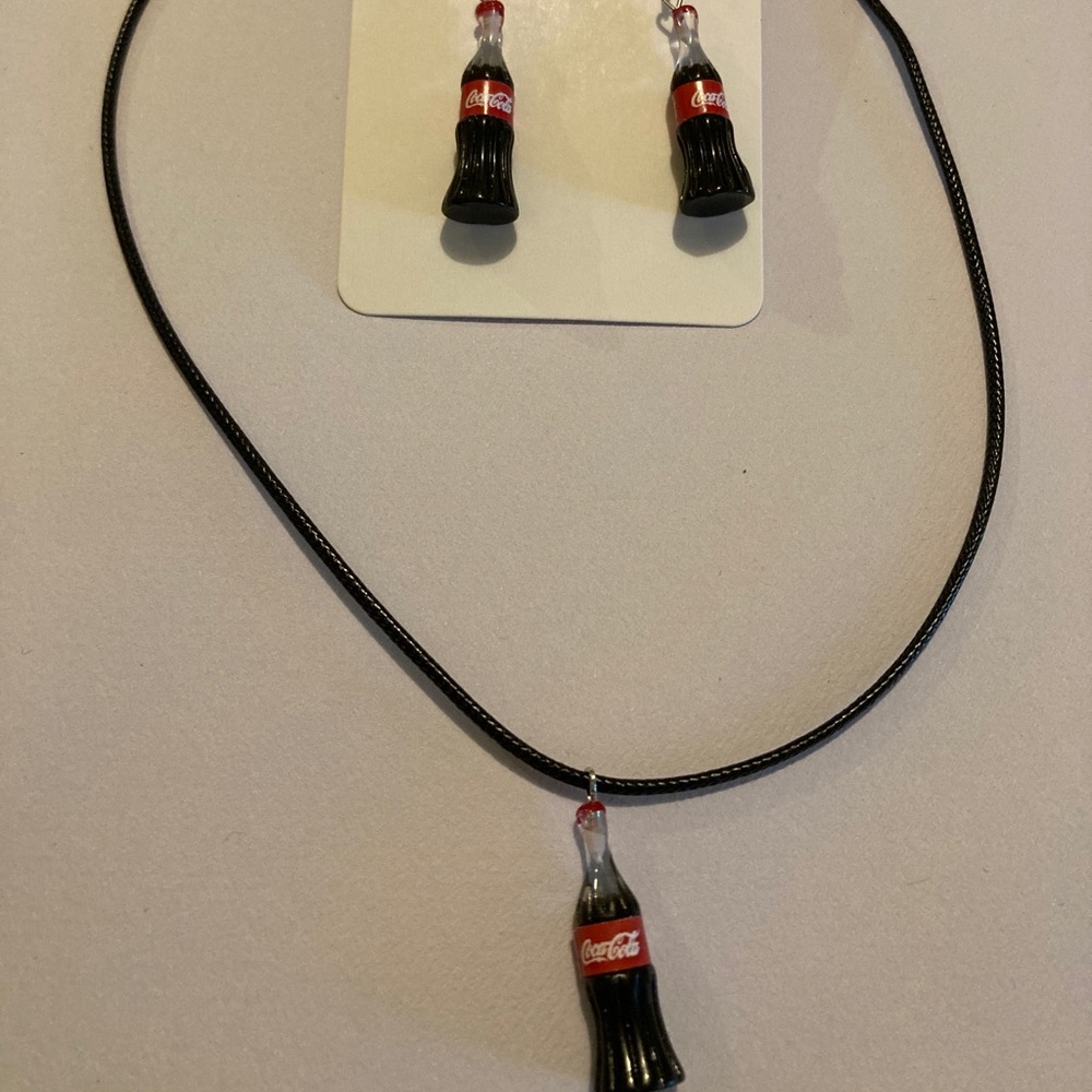 Handmade Coca Cola Jewelry Set